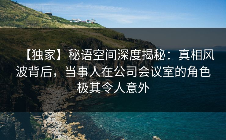 【独家】秘语空间深度揭秘：真相风波背后，当事人在公司会议室的角色极其令人意外